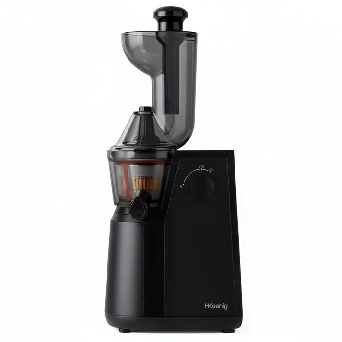 Vitamin+ Extra Langsamer Entsafter - HKoeNIG - GSX24 - 400 W - 1 L - Schwarz
