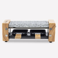 Raclette and cooking stone for 2 people - HKoeNIG - Wooden design