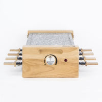HKoeNIG raclette/grill appliance - 8 people - Wooden design - Cooking surface 38x19.5 cm - Power 120