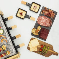 HKoeNIG raclette/grill appliance - 8 people - Wooden design - Cooking surface 38x19.5 cm - Power 120