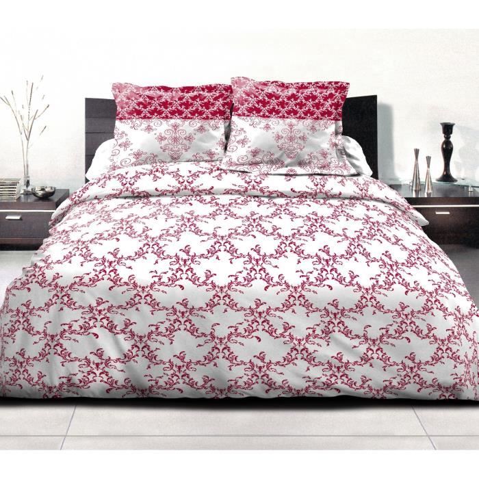 Duvet set 220x240 cm HOME LINGE PASSION FRISE: Duvet cover + 2 pillowcases - 100% Cotton 57 thread c