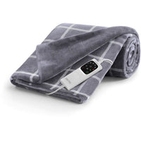 Heated Blanket - Imetec - Heated blanket 150x110 cm - 6 Temperatures - Velvet and Sherpa Touch Fabri