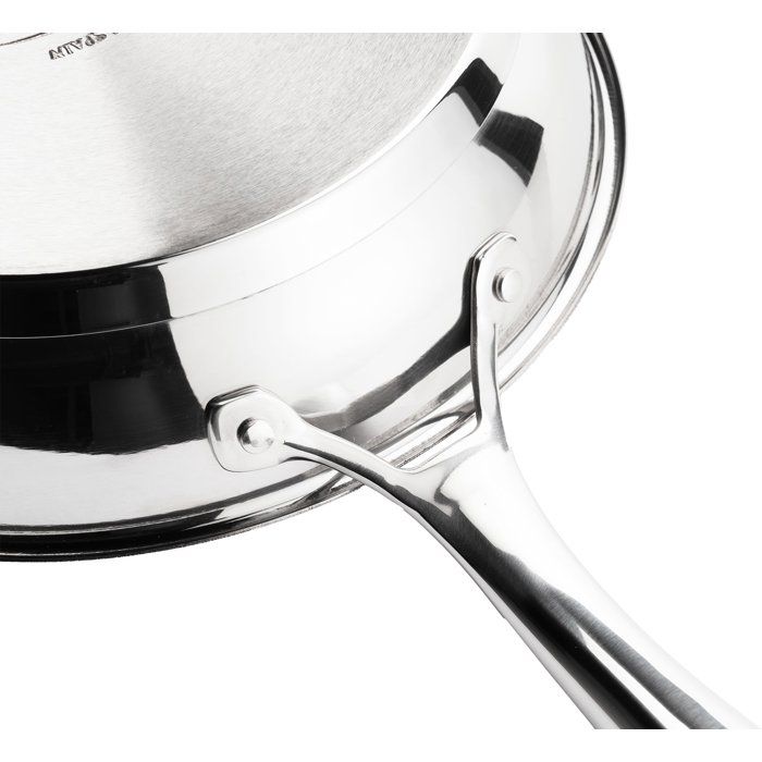 Bratpfanne - INOXIBAR - Ø 28 cm - Ergonomischer Griff - Geeignet für alle Herdarten, inklusive Induk