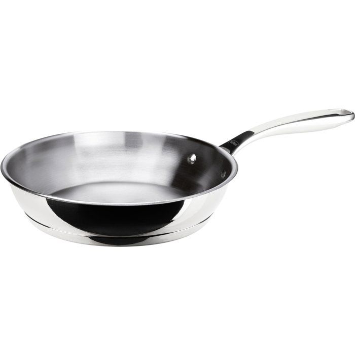 Bratpfanne - INOXIBAR - Ø 28 cm - Ergonomischer Griff - Geeignet für alle Herdarten, inklusive Induk