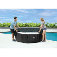 Thermoabdeckung für den aufblasbaren Whirlpool Intex Pure Spa  achteckig  für 4 Personen