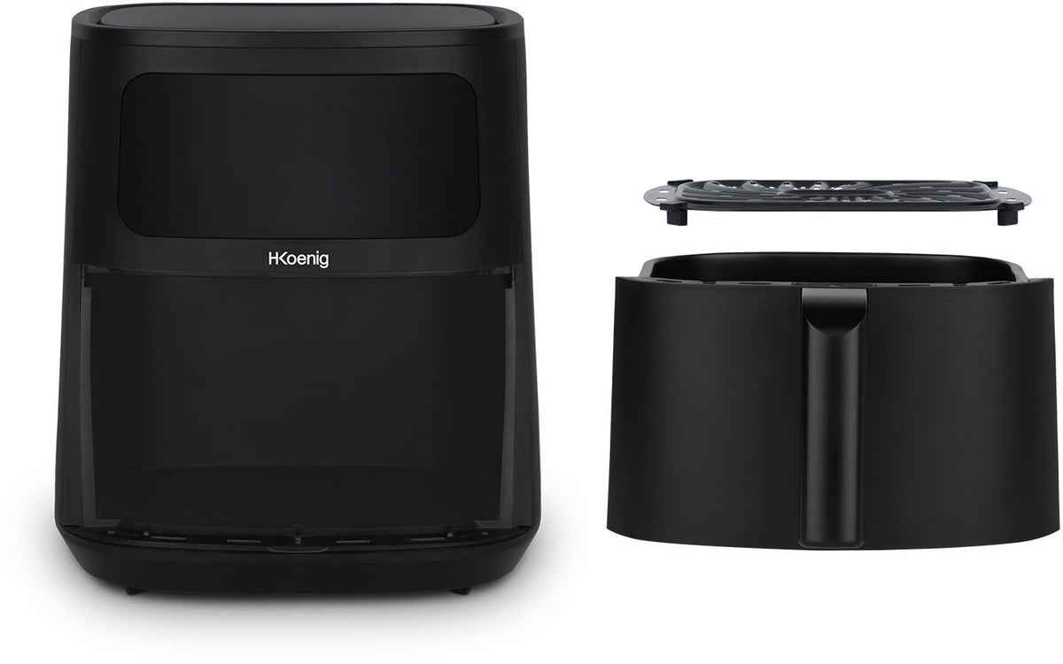 HKoeNIG Ölfreie Fritteuse  FRY860  6 l Fassungsvermögen  6 Kochprogramme  1500 W