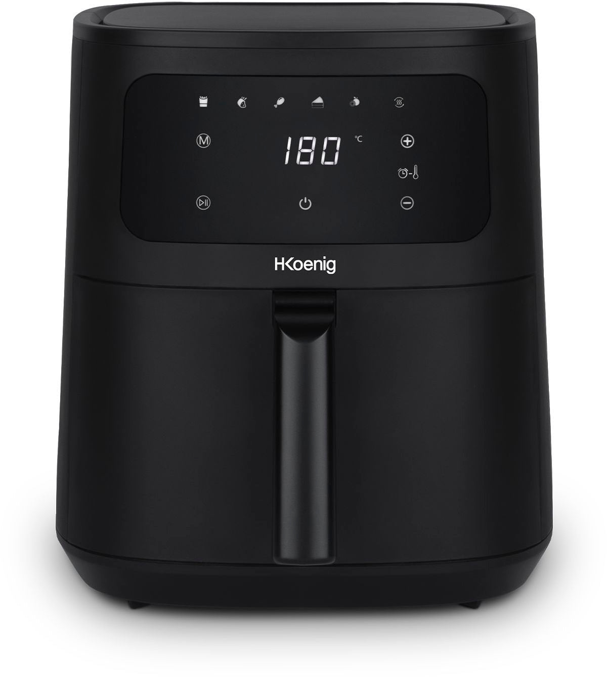 HKoeNIG Ölfreie Fritteuse  FRY860  6 l Fassungsvermögen  6 Kochprogramme  1500 W