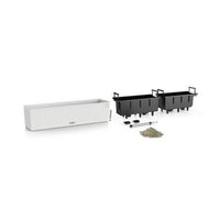 Jardiniere - Balconera cottage 80 - Complete kit - White - 12 L - LECHUZA