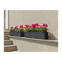 Jardiniere - Balconera cottage 80 - Complete kit - Granite - 12L - LECHUZA