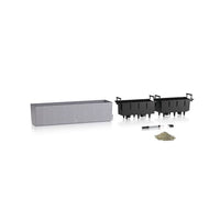 Jardiniere - Balconera stone 80 - Complete kit - Stone gray - 12 L - LECHUZA