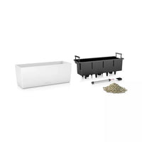 Planter - Lechuza UK - Balconera Color 50 - Slate - Rectangular - With water reserve