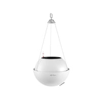 LECHUZA Blumentopf - BOLA Farbe 32 - Ø 32 × 25 - Komplettset - Weiß - 3 L