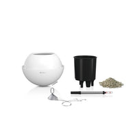 LECHUZA Blumentopf - BOLA Farbe 32 - Ø 32 × 25 - Komplettset - Weiß - 3 L