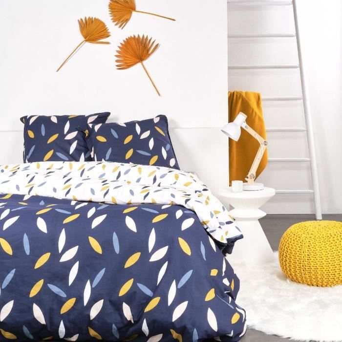Bed set - TODAY SUNSHINE - 240x260 cm - 2 people - Floral print cotton