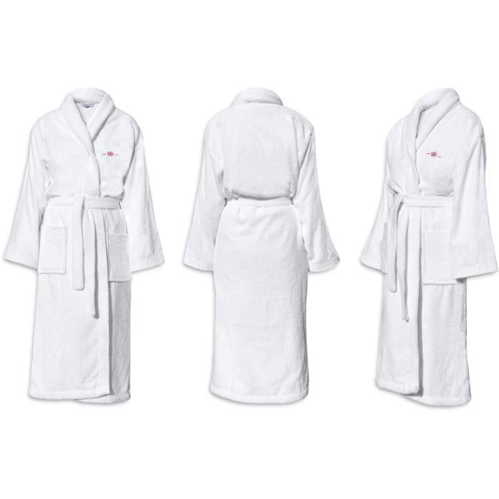 Bademantel  BADEZEIT  Größe M  100 % Baumwolle (500 g/m²)  Weich, saugfähig, Unisex  Weiß