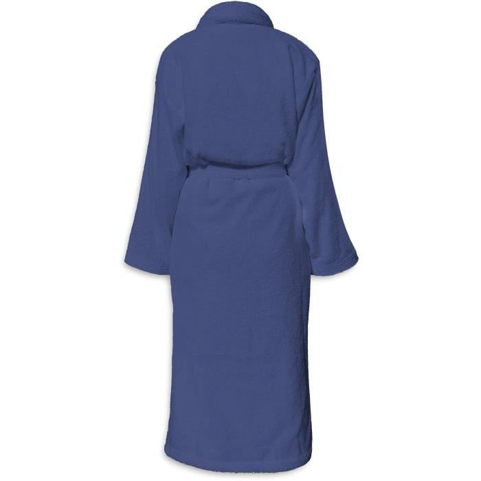 Bademantel  BADEZEIT  Größe M  100 % Baumwolle, 500 g/m²  Weich, saugfähig, Unisex  Blau