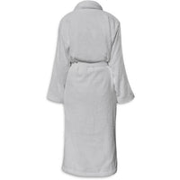 Bademantel  BADEZEIT  Größe M  100 % Baumwolle (500 g/m²)  Weich, saugfähig, Unisex  Hellgrau
