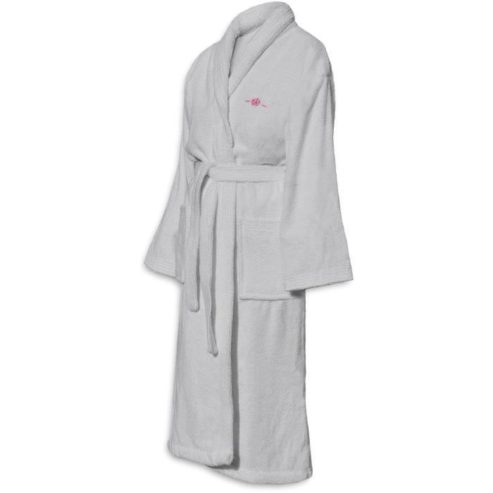 Bademantel  BADEZEIT  Größe L  100 % Baumwolle (500 g/m²)  Weich, saugfähig, Unisex  Hellgrau