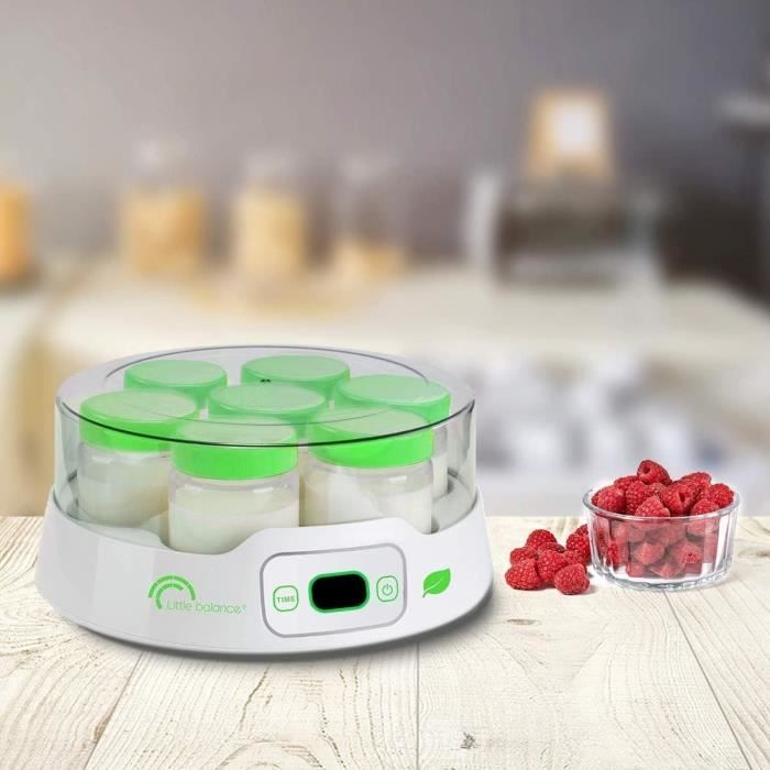 Yogurt maker - LITTLE BALANCE - Digital - 7 pots + 6 additional pots