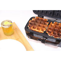 LITTLE BALANCE 8368 Speed'n Mixt 1200, Waffle iron & Grill 2 in 1, 1 waffle plate, 1 interchangeable