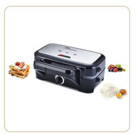 LITTLE BALANCE 8368 Speed'n Mixt 1200, Waffle iron & Grill 2 in 1, 1 waffle plate, 1 interchangeable