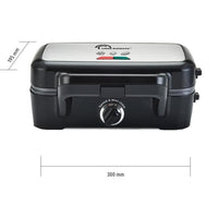 LITTLE BALANCE 8368 Speed'n Mixt 1200, Waffle iron & Grill 2 in 1, 1 waffle plate, 1 interchangeable