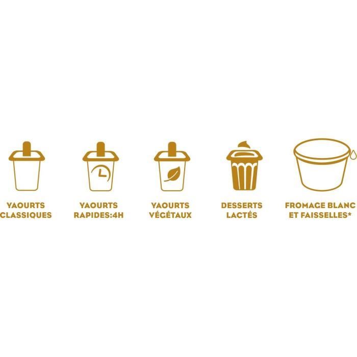 LITTLE BALANCE Joghurtbereiter  Kleines Dessert  Fassungsvermögen 9 Becher à 145 ml  5 automatisc