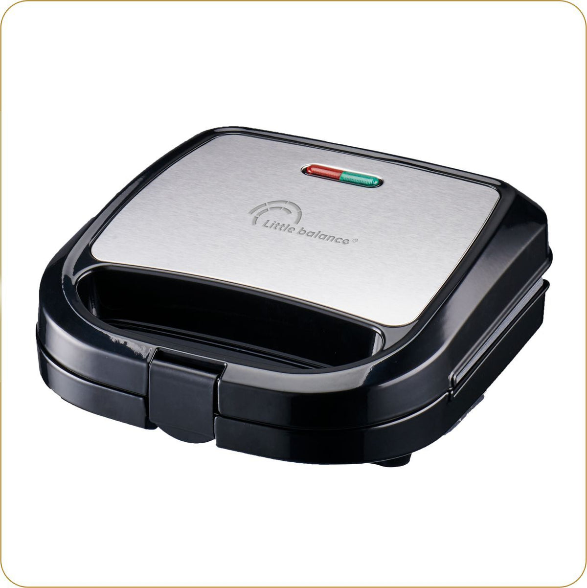 LITTLE BALANCE Waffeleisen  Happy Waffles  PFAS-freie Antihaftbeschichtung  750 W