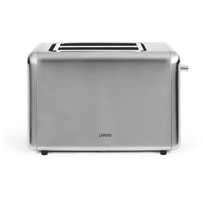 2-Scheiben-Digitaltoaster  LIVOO  DOD205  850 W  Touch-Bedienfeld  Grau/Schwarz