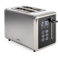 2-Scheiben-Digitaltoaster  LIVOO  DOD205  850 W  Touch-Bedienfeld  Grau/Schwarz