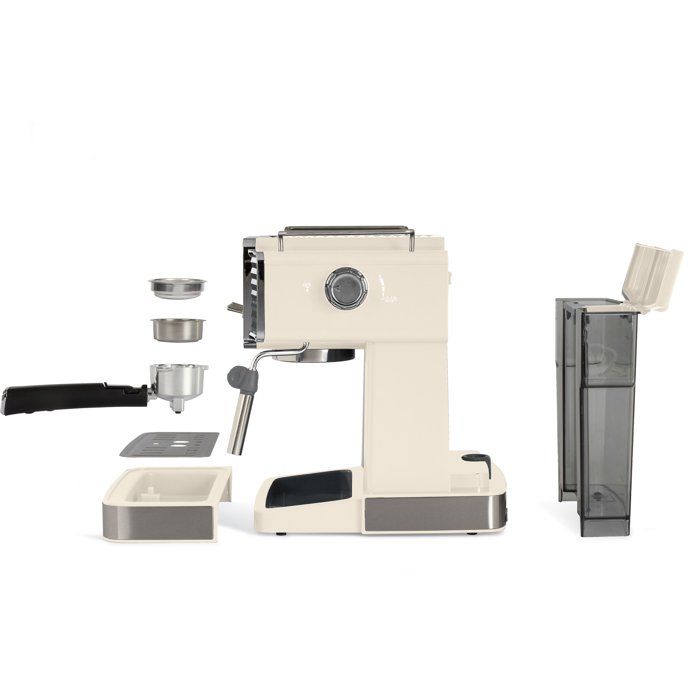 Espressomaschine - LIVOO - DOD174C - 1350 W - 15 Bar - Sahne