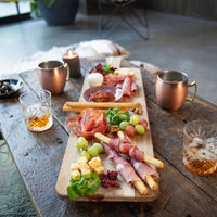 Maxi-Aperitifbrett - LIVOO - MES151 - FSC-Akazienholz - 75 x 19,5 cm - Holzbeine