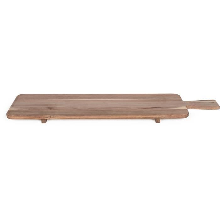 Maxi-Aperitifbrett - LIVOO - MES151 - FSC-Akazienholz - 75 x 19,5 cm - Holzbeine
