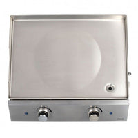 Elektrische Grillplatte aus Edelstahl mit 2 Thermostaten - Livoo - DOC302 -