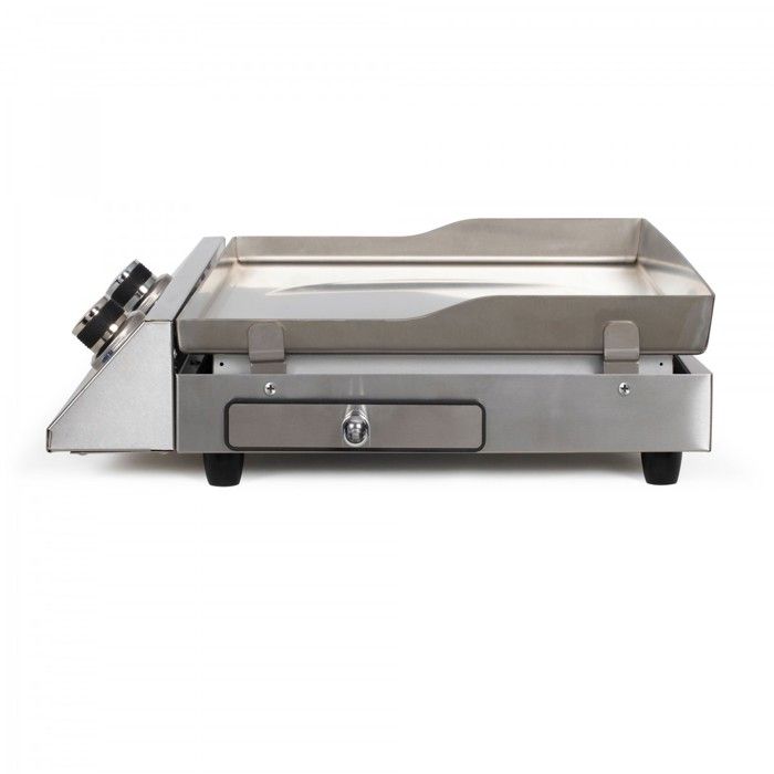 Elektrische Grillplatte aus Edelstahl mit 2 Thermostaten - Livoo - DOC302 -