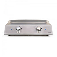Elektrische Grillplatte aus Edelstahl mit 2 Thermostaten - Livoo - DOC302 -