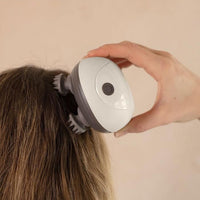 Kopf- und Kopfhautmassagegerät - LIVOO - DOS202 - 2 h - 96 Spikes - 4 Köpfe - 3 Modi - IPX4 - Creme 