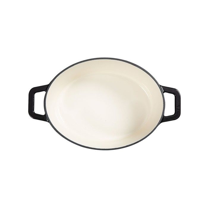 Oval casserole dish - Livoo - MEP129N - Black