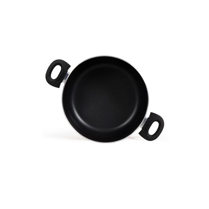 28 cm Dutch oven - LIVOO - MEP151R - Non-stick without PFOA or PFOS - Silicone handles - Suitable fo