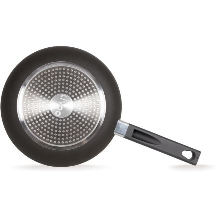 26 cm sauté pan - LIVOO - MEP153N - Non-stick, PFOA and PFOS free - Silicone handle - Suitable for a