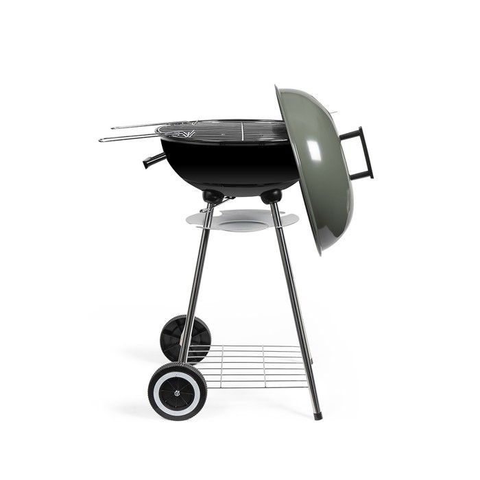 Charcoal barbecue - LIVOO - DOC172K - ø41 cm - Chrome-plated steel grill - Height 69.5 cm - Handles 