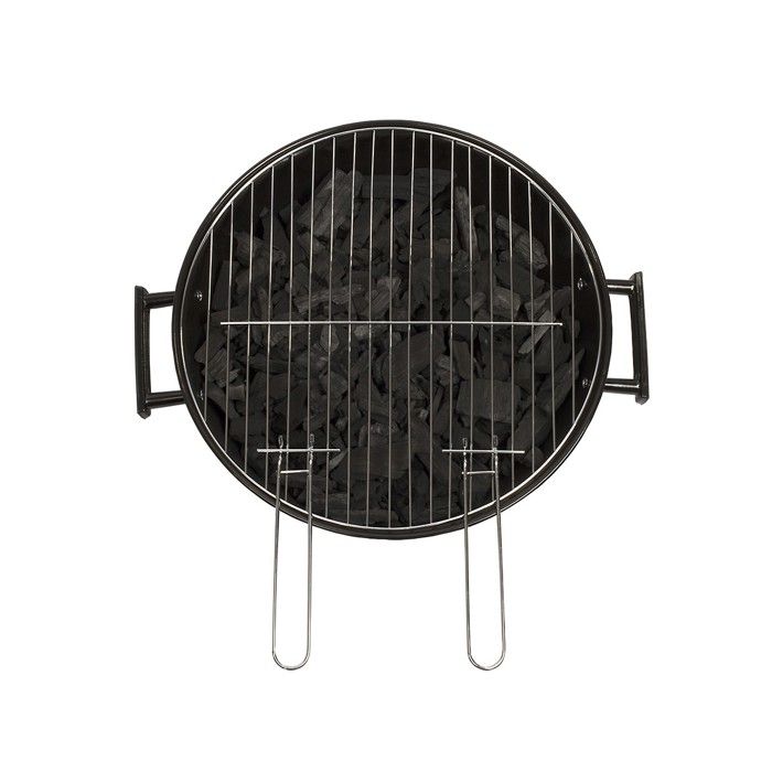 Charcoal barbecue - LIVOO - DOC172K - ø41 cm - Chrome-plated steel grill - Height 69.5 cm - Handles 