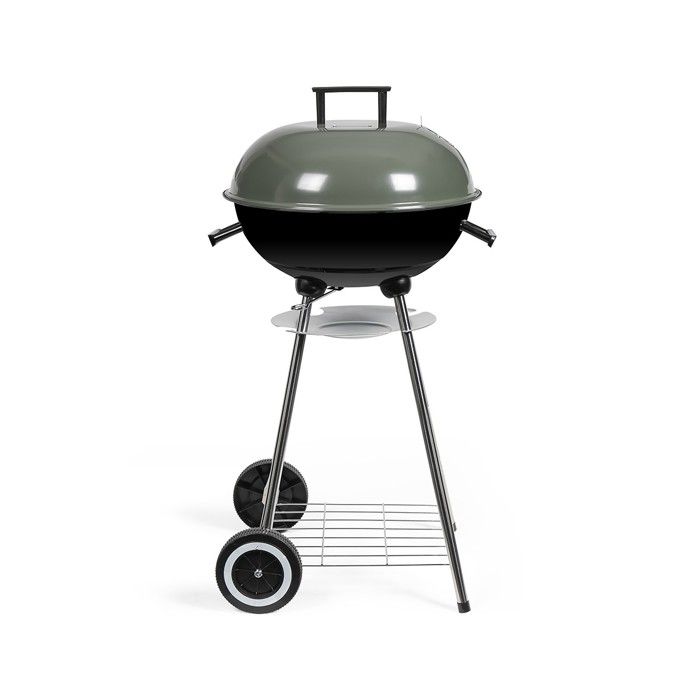 Charcoal barbecue - LIVOO - DOC172K - ø41 cm - Chrome-plated steel grill - Height 69.5 cm - Handles 