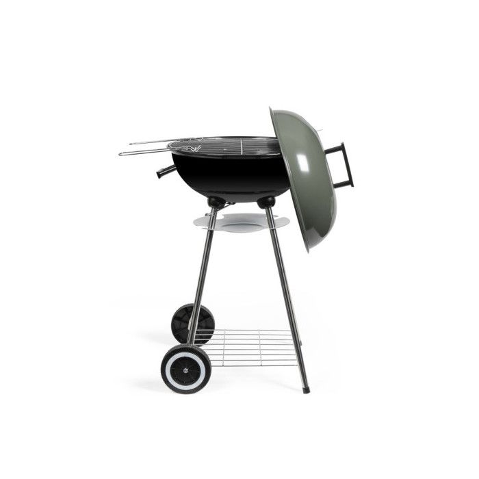 Charcoal barbecue - LIVOO - DOC172K - ø41 cm - Chrome-plated steel grill - Height 69.5 cm - Handles 