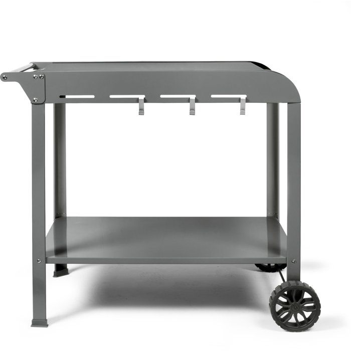 Plancha-Wagen - LIVOO - GS168G - 2 Zahnräder ø 14,5 cm - Obere Ablage 70 x 50 cm - Untere Ablage 79 