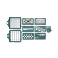 Multifunction mandolin - Livoo - MEN435 - 8 stainless steel blades - 1.5 L collection tray - Safe to