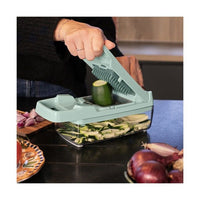 Multifunction mandolin - Livoo - MEN435 - 8 stainless steel blades - 1.5 L collection tray - Safe to