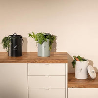 Livoo 6L Black Kitchen Compost Bucket - MES154N