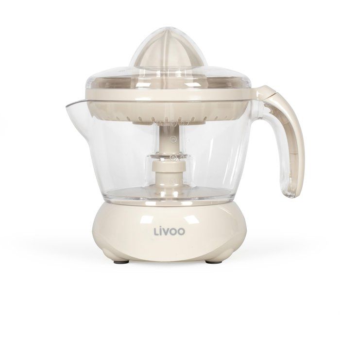 Elektrische Zitruspresse  LIVOO  DOD131C  25 W  1 großer und 1 kleiner Presskegel  700 ml  Cre