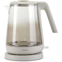 Wasserkocher  LIVOO  DOD216G  2200 W  1,7 l  Glas / Grau
